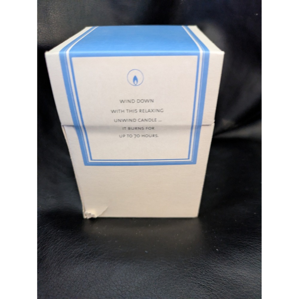Arbonne Aromasentials Unwind Candle Relaxing 70 Hours 6.35‎ Oz NEW